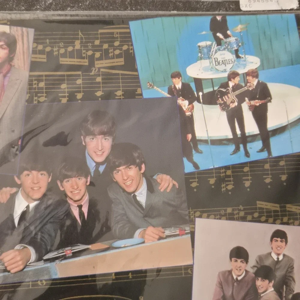Vintage 1994 The Beatles Gift Wrap Sealed 2 Sheets 20x30